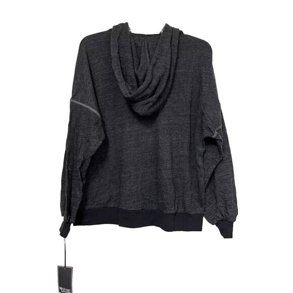 Michael Lauren Revolve Womens Hoodie Pullover Dark Gray Oversized - Picture 2 of 2